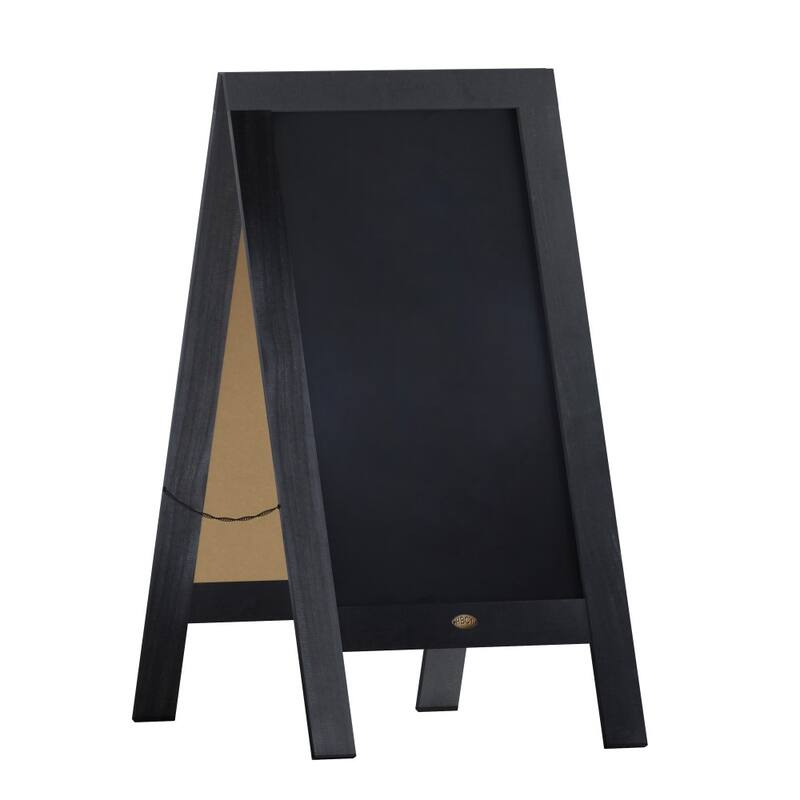 Wood A-Frame Magnetic Chalkboard Set-Markers, Stencils, and Magnets