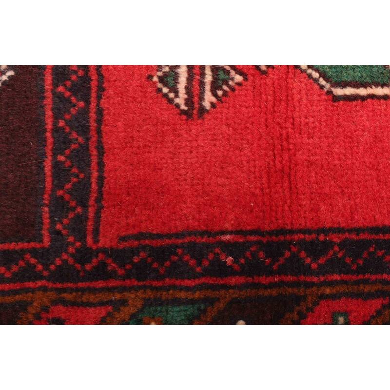 ECARPETGALLERY Hand-knotted Teimani Dark Navy Wool Rug - 2'11 x 4'6