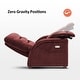 preview thumbnail 12 of 40, MCombo Power Zero Gravity Recliner Chair with Adjustable Headrest for Living Room, Fabric ZG334