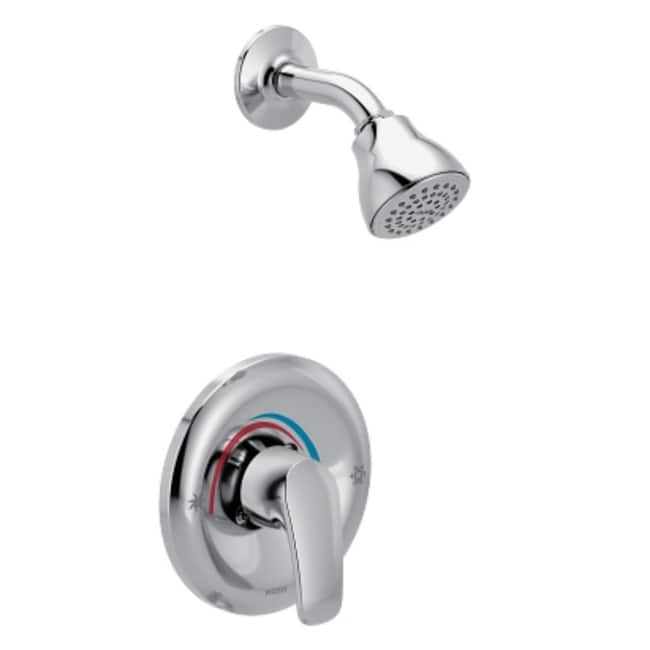 Moen L23552 Chateau Shower Only Trim Package with 2.5 GPM Single - Polished Chrome