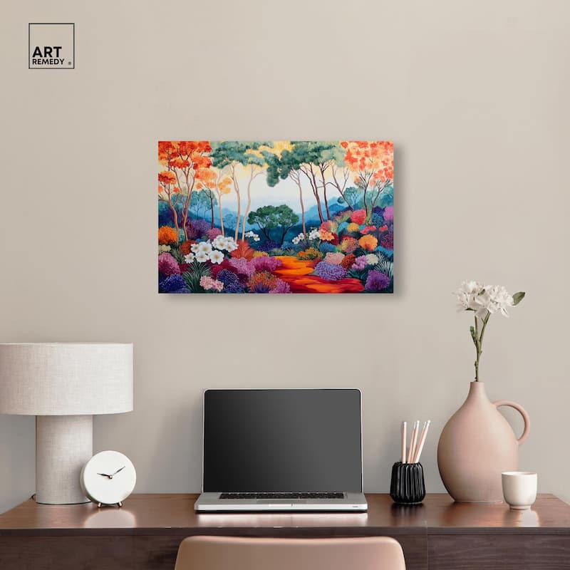 Solara's Bloom II Canvas by Art Remedy, Gallery Wrapped