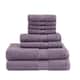 Madison Park Signature Cotton 8-piece Antimicrobial Towel Set - Light Purple