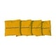 preview thumbnail 1 of 1, New York City Tech Yellow Jackets Yellow Cornhole Bags All-Weather Resin Filled
