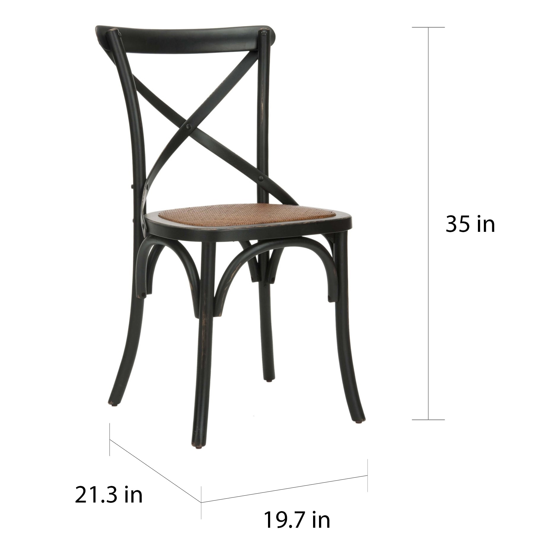 Safavieh franklin x outlet back chairs