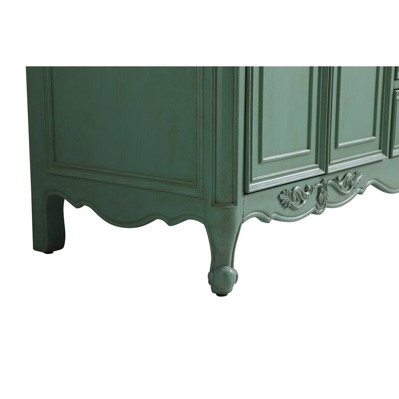 60" Double Bathroom Vanity Sink