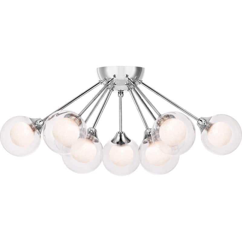 James Allan Curry Spellbound 9 Light 21-3/4" Wide Semi-Flush Ceiling
