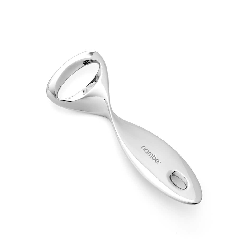 Nambe Twist Bottle Opener - 6.3" x 2.5" x 1.25"