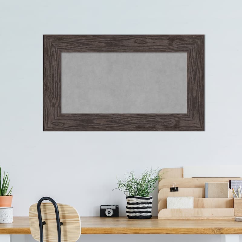 Amanti Art Bridge Black Framed Magnetic Board