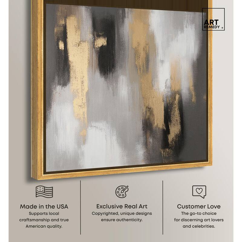 Gleaming Abyss I Canvas by Art Remedy