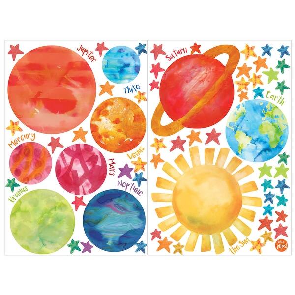 Shop Brewster Wpk2582 71 Piece Out Galaxy Kids Wall Decorating Kit