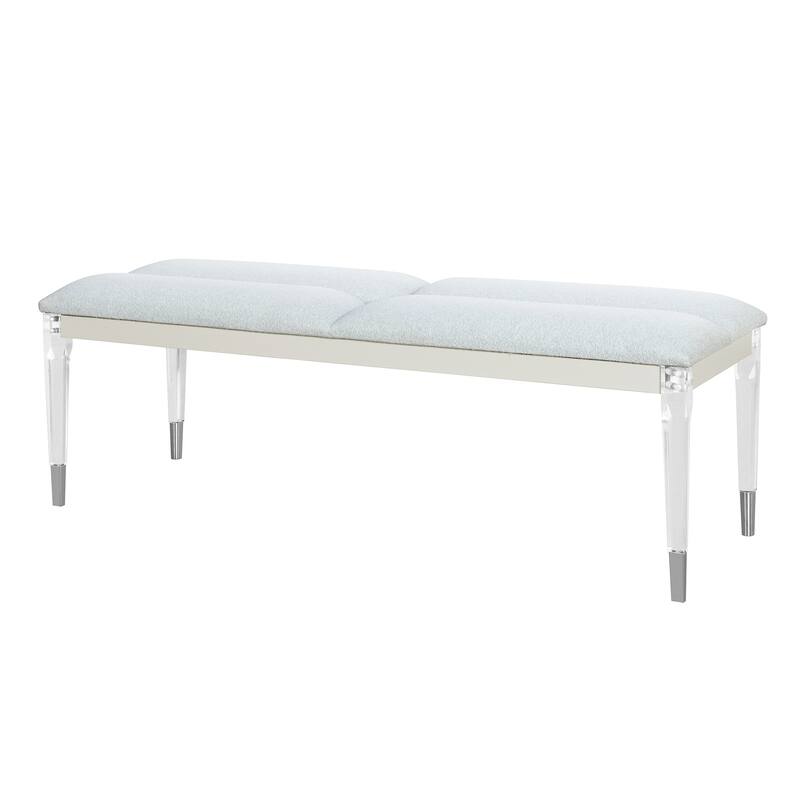 Modern & Contemporary Bench with Cushuion - Champagne