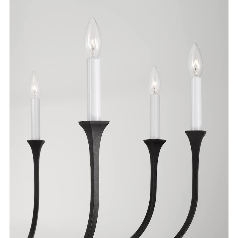 Decklan 8-Light Chandelier - 38"W x 25"H