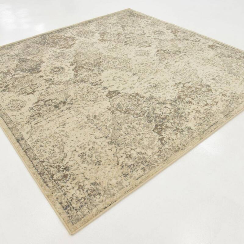Contemporary Daisy Collection Area Rug