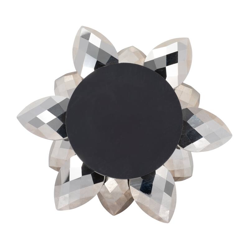 Iridescent Glass Crystal Lotus Votive Candle Holder