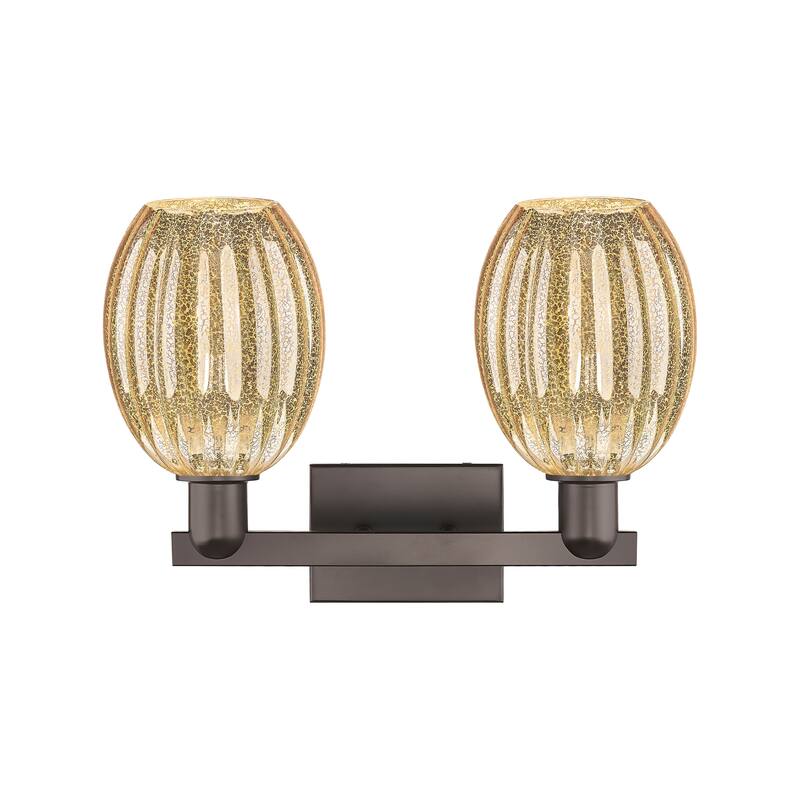 Innovations Lighting Downtown Urban - Preston - 2 Light 16" Bell Shade Bath Vanity Light