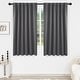 preview thumbnail 45 of 80, Deconovo Thermal Insulated 45-inch Curtain (2 Panel) - 52 x 45 Dark Grey