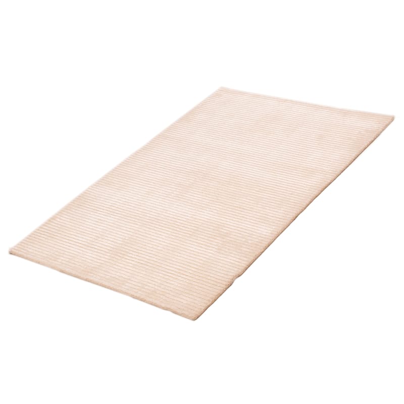ECARPETGALLERY Hand-knotted Opulence Cream Viscose, Wool Rug - 3'6 x 5'3
