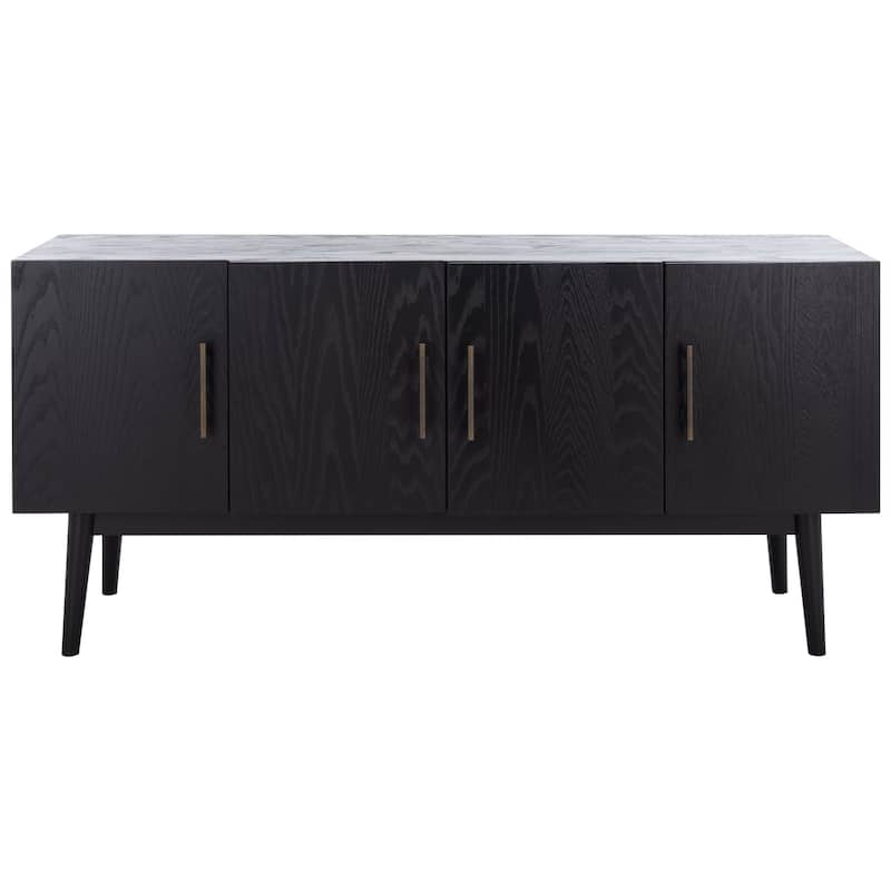 SAFAVIEH Couture Zhetchka Mid-Century 58-inch Storage TV Media Stand - 58" W x 18" L x 27" H - 58Wx18Dx27H