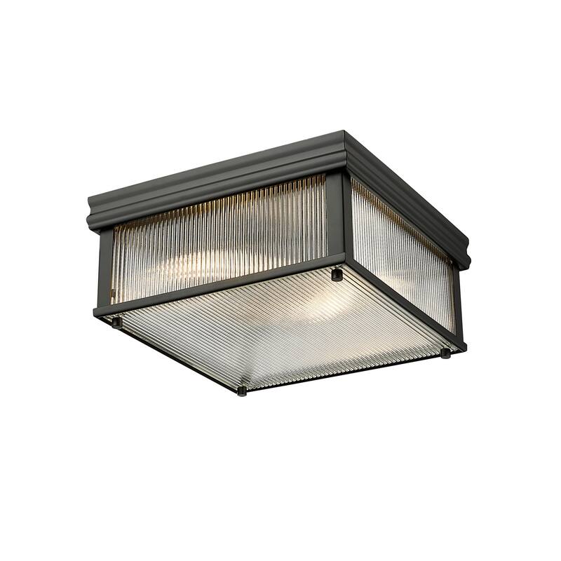 Z-Lite 7504FS13 Carnaby 4 Light 13" Wide Flush Mount Ceiling Fixture