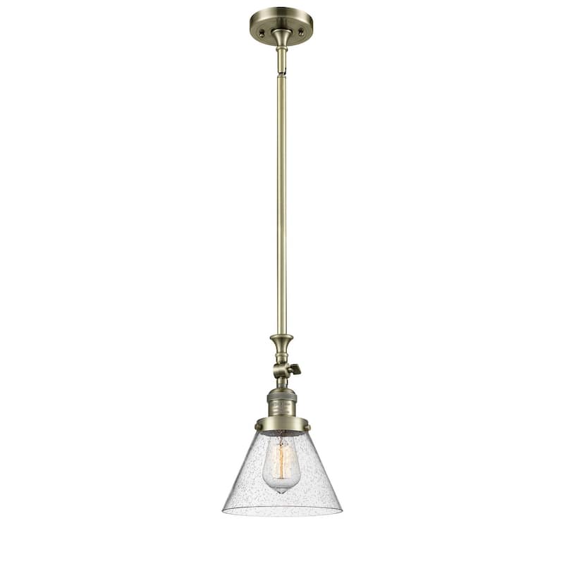Innovations Lighting Large Cone 8" Wide Adjustable Mini Pendant