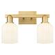 Option Brushed Brass, Gloss White