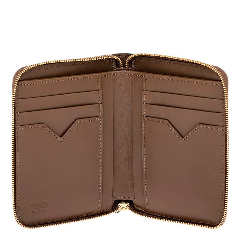 Fendi FF Diamonds Medium Zip Around Wallet