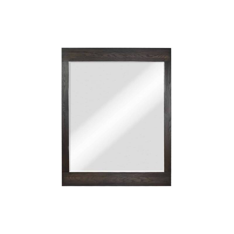 Winemaker Reclaimed Wood Beveled Glass Mirror