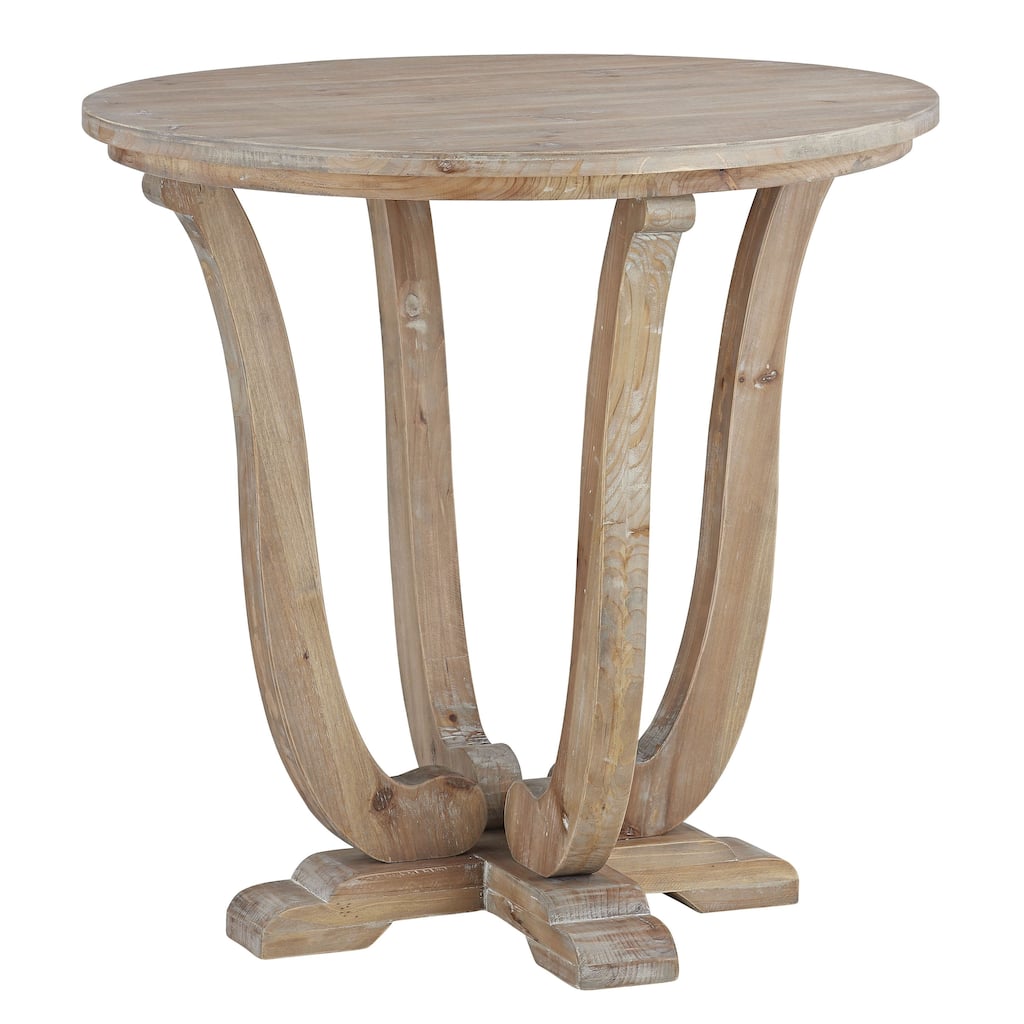 Britt Fir Wood End Table, Natural