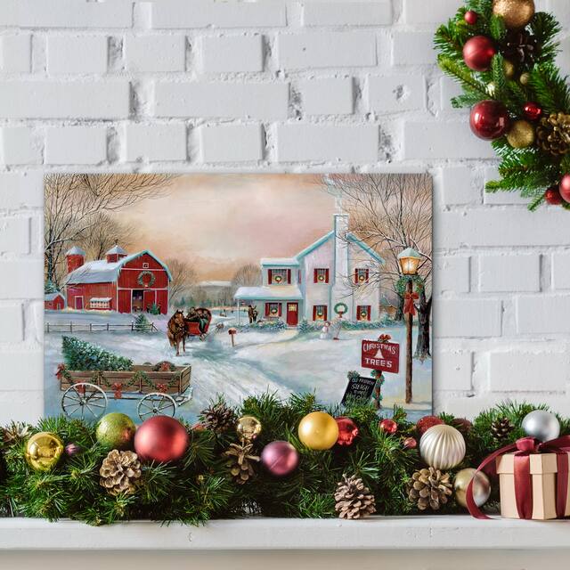 Christmas Tree Farm-Premium Gallery Wrapped Canvas - Ready to Hang