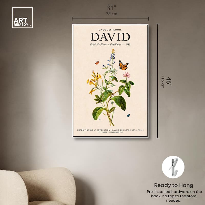 David's Delicate Flowers Canvas by Art Remedy