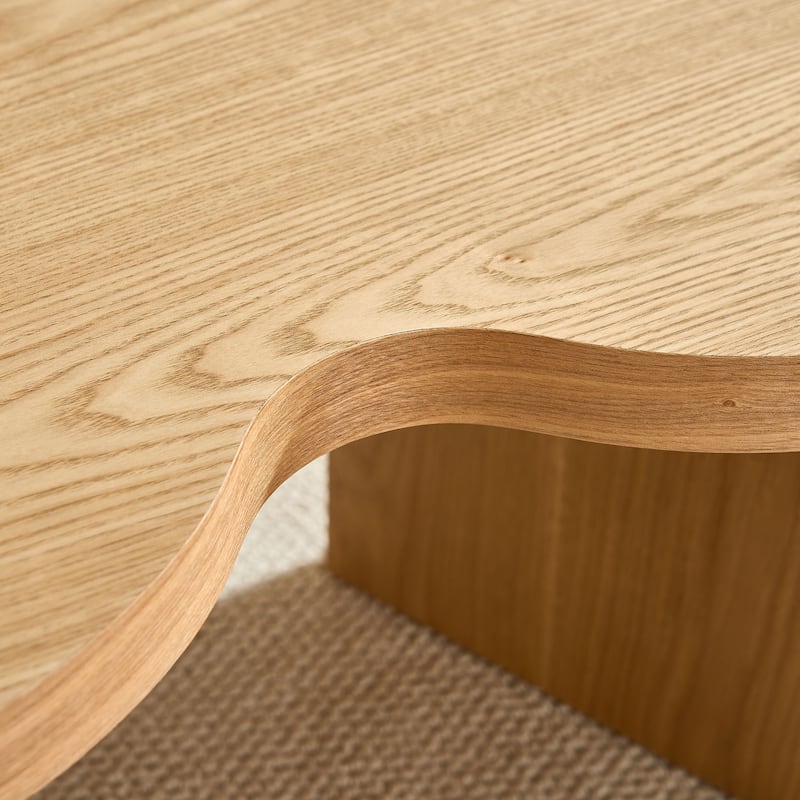 Modern Butterfly MDF Coffee Table, Used In Living Rooms, Bedrooms, Offices, With A Butterfly Shaped Appearance, NATURE
