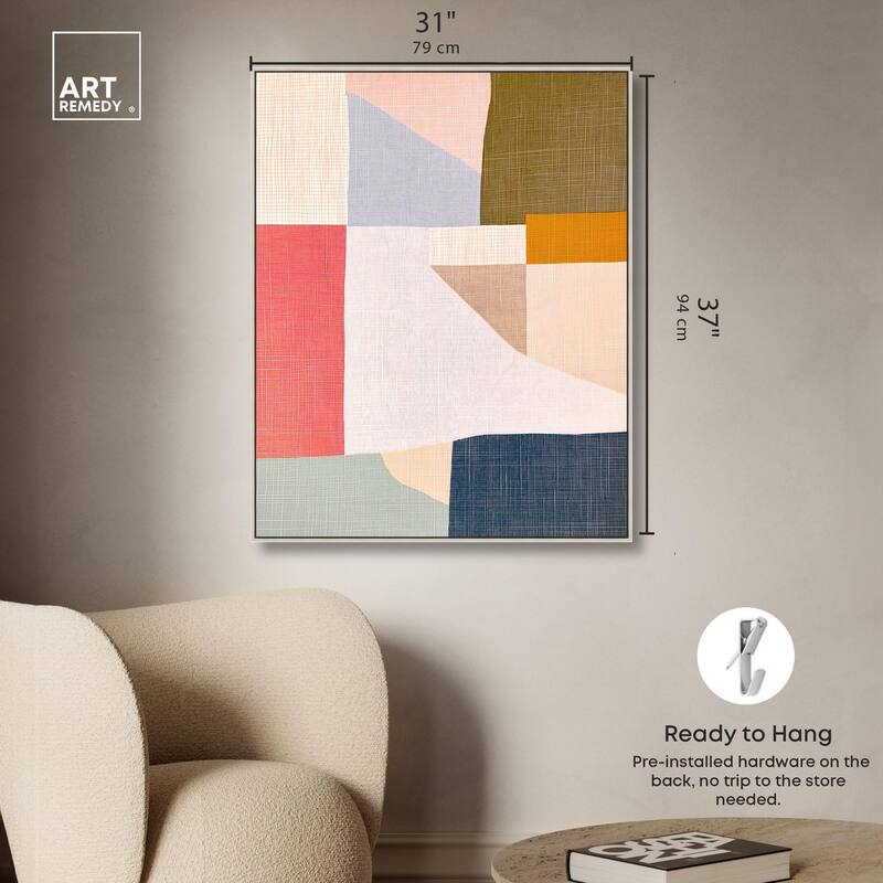 Planar Patchwork II Canvas by Art Remedy
