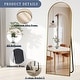 preview thumbnail 20 of 30, Metal Arch Full Length Mirror Floor Mirror Wall-Mounted