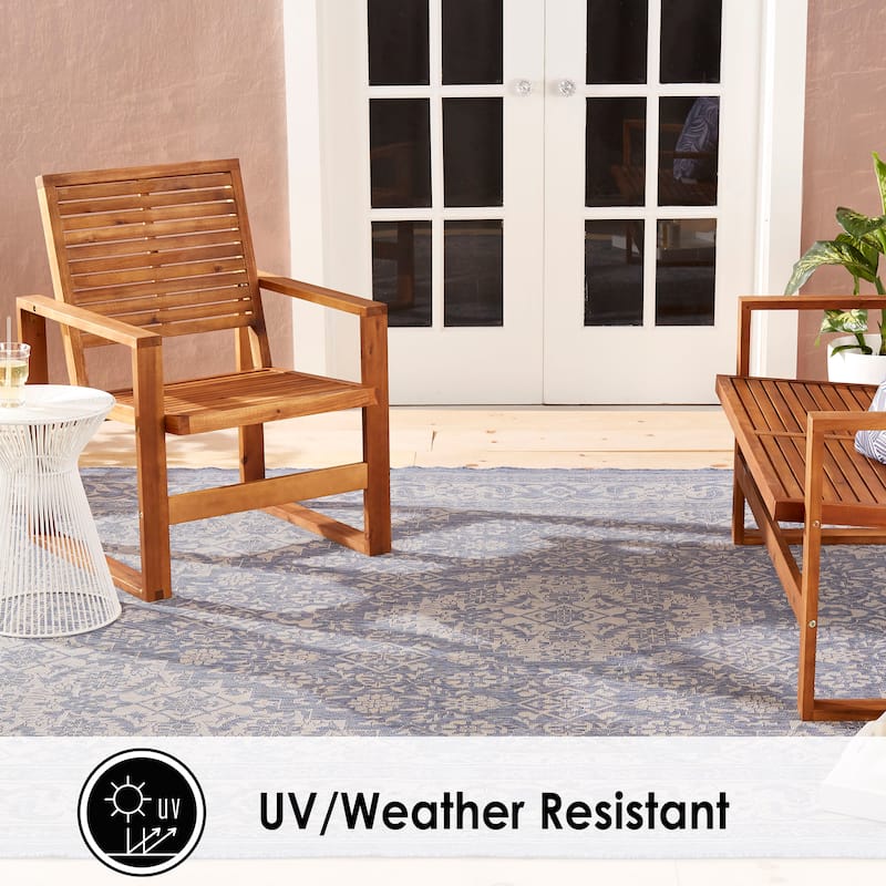 Nicole Miller New York Patio Country Dahlia Indoor/Outdoor Area Rug