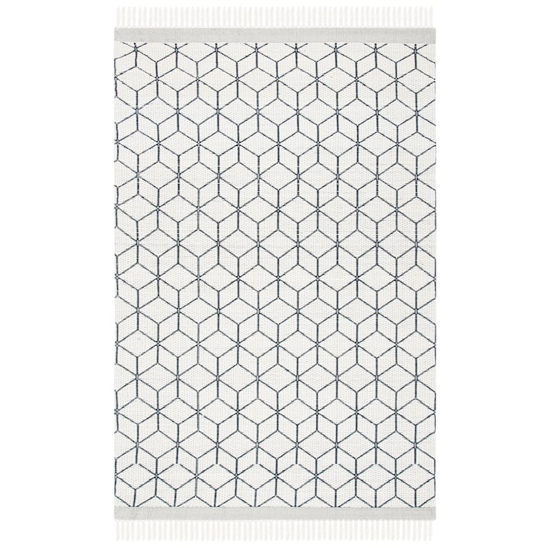 SAFAVIEH Handmade Vermont Chantel New Zealand Wool Rug - 6' Square - Ivory