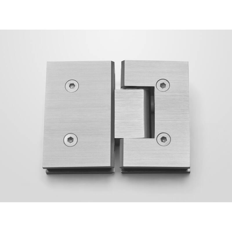Glass Warehouse 78" x 57.5" Frameless Shower Door - Glass Hinge