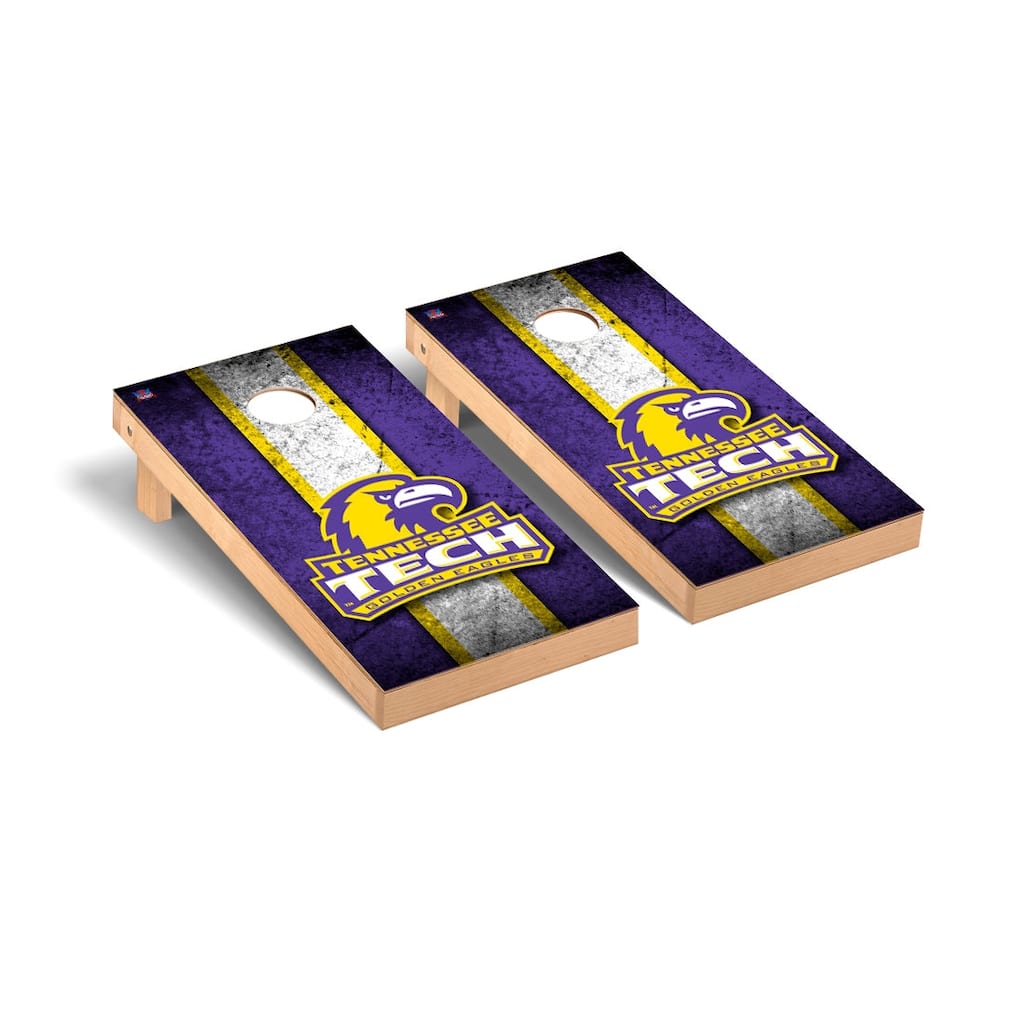 Tennessee Tech TTU Golden Eagles Cornhole Board Set - Vintage Wooden