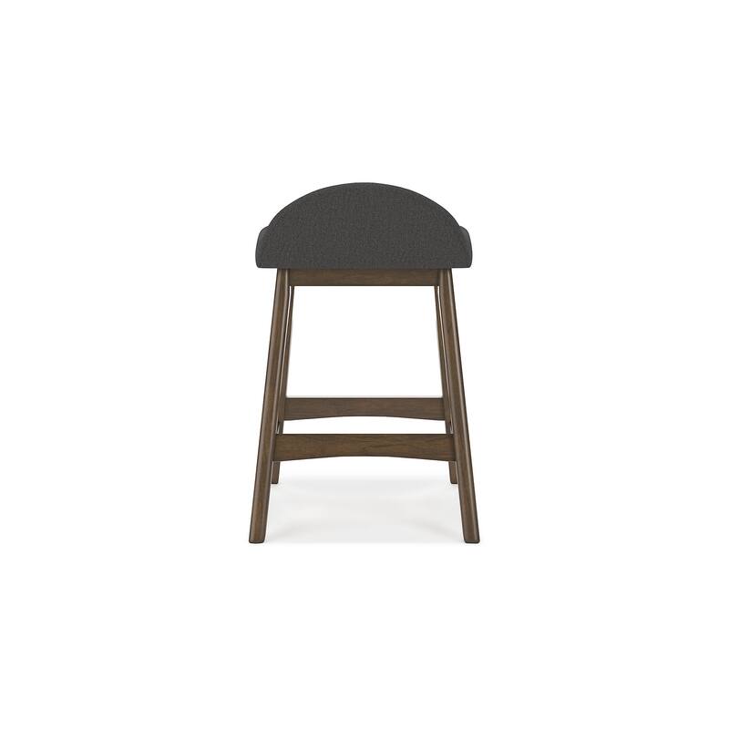 Signature Design by Ashley Lyncott Upholstered Counter Height Bar Stool (Set of 2) - 19"W x 20"D x 29"H