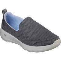 Skechers Women's GOwalk Joy Slip-On Walking Sneaker Charcoal/Blue