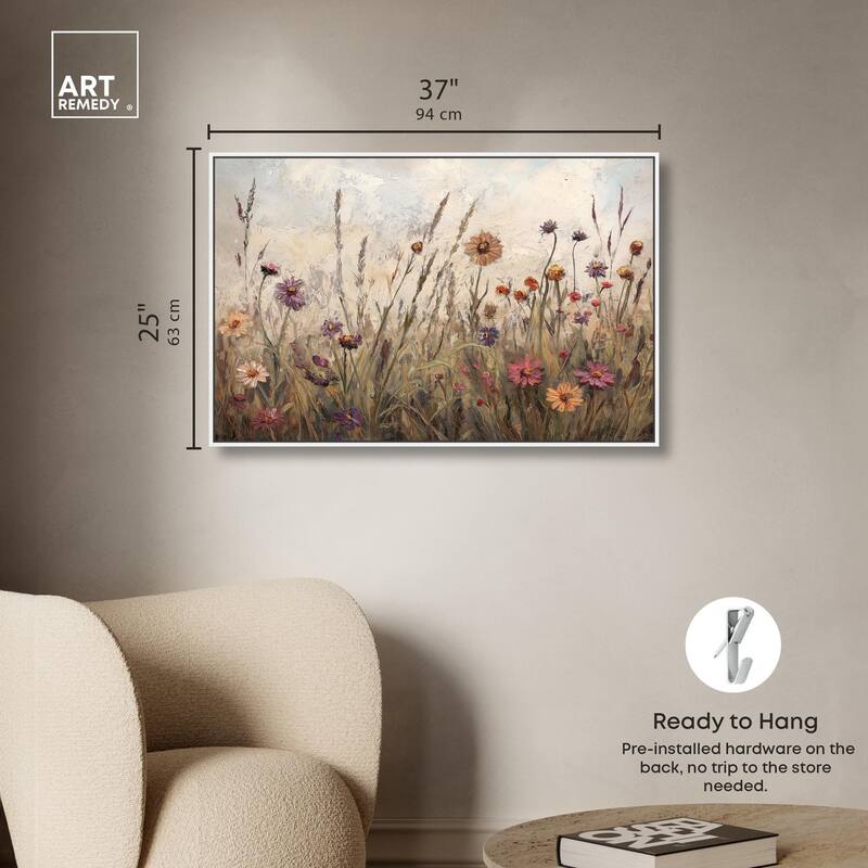 Vintage Blooms II Canvas by Art Remedy