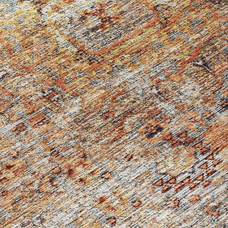 HomeRoots Floral Traditional Rectangle Outdoor Rug