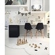 preview thumbnail 4 of 25, Kids Table and Chair Set Modern Toddler Furniture with Round Table and Armless Chairs Eiffel Wooden Legs Dining or Playroom Use