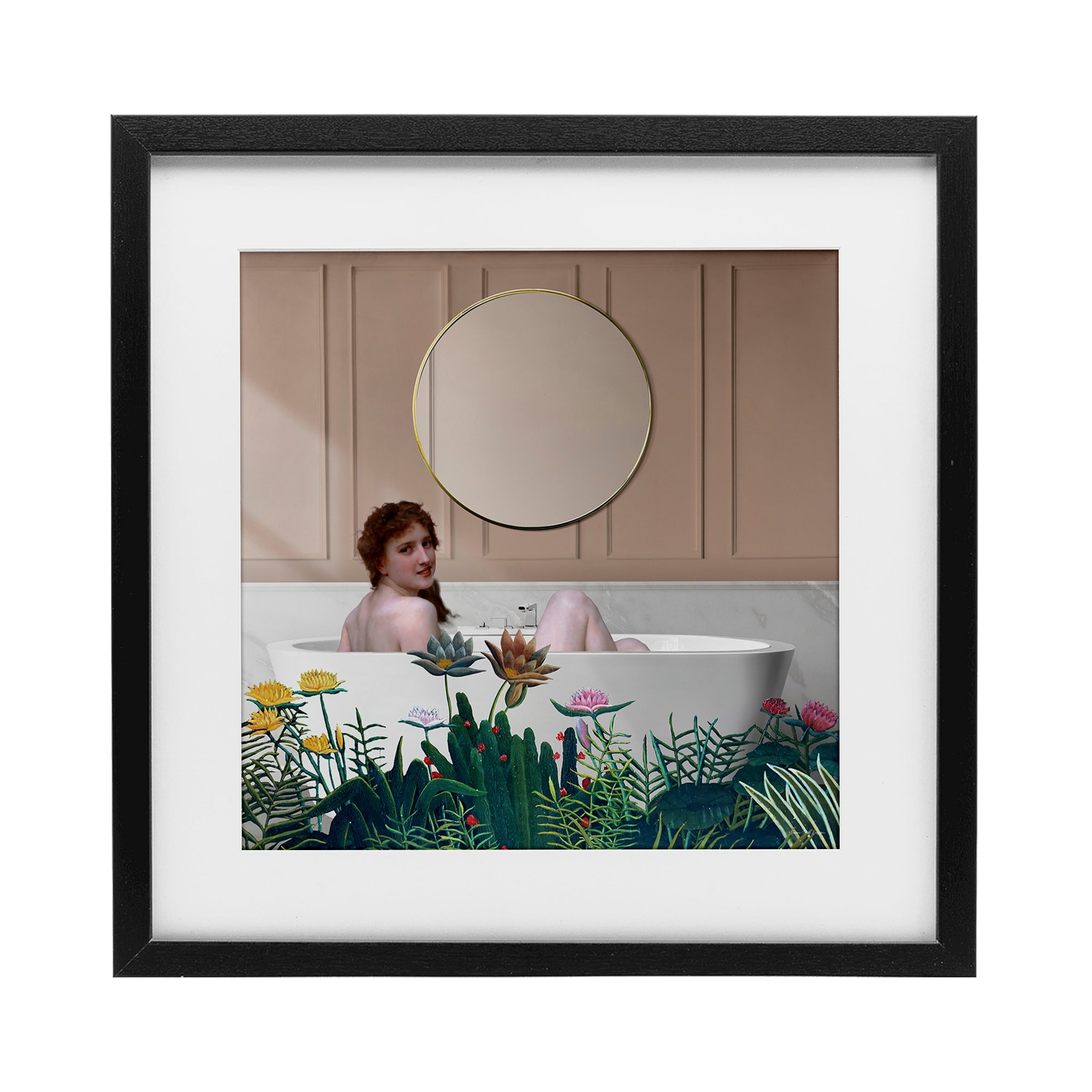 Vintage Lady in Bath Seven Trees Design