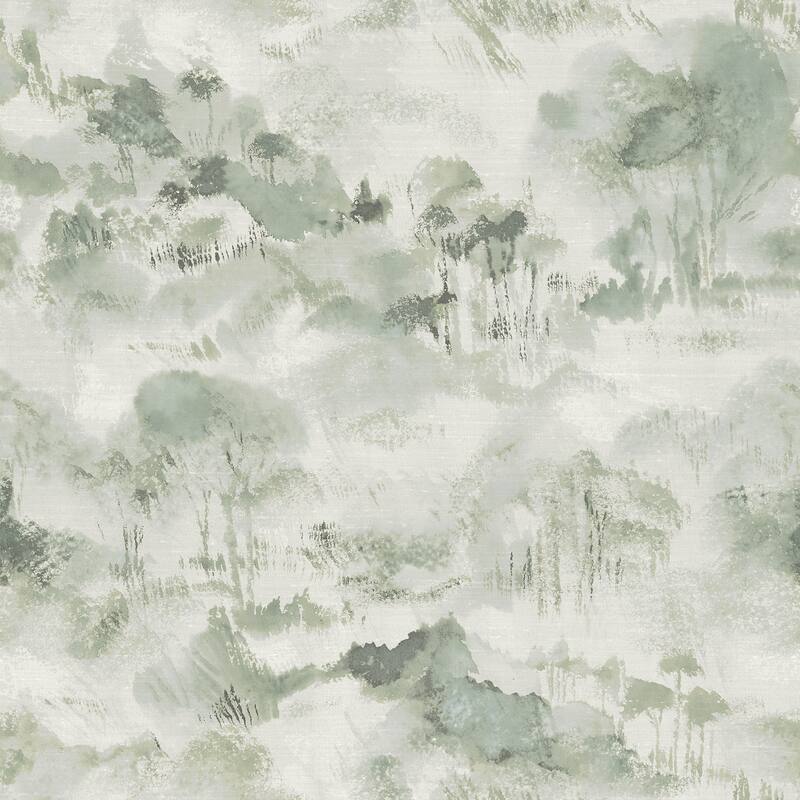 Scott Living Nara Sage Sage Toile Wallpaper