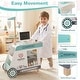 preview thumbnail 5 of 18, Costway Wooden Doctor Playset with Cart Toy Accessories for Toddlers - See Details