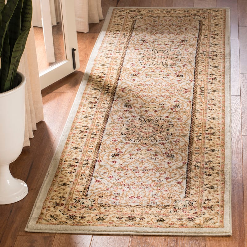 SAFAVIEH Lyndhurst Apolonija Traditional Oriental Rug - 2'3" x 8' Runner - Grey/Beige
