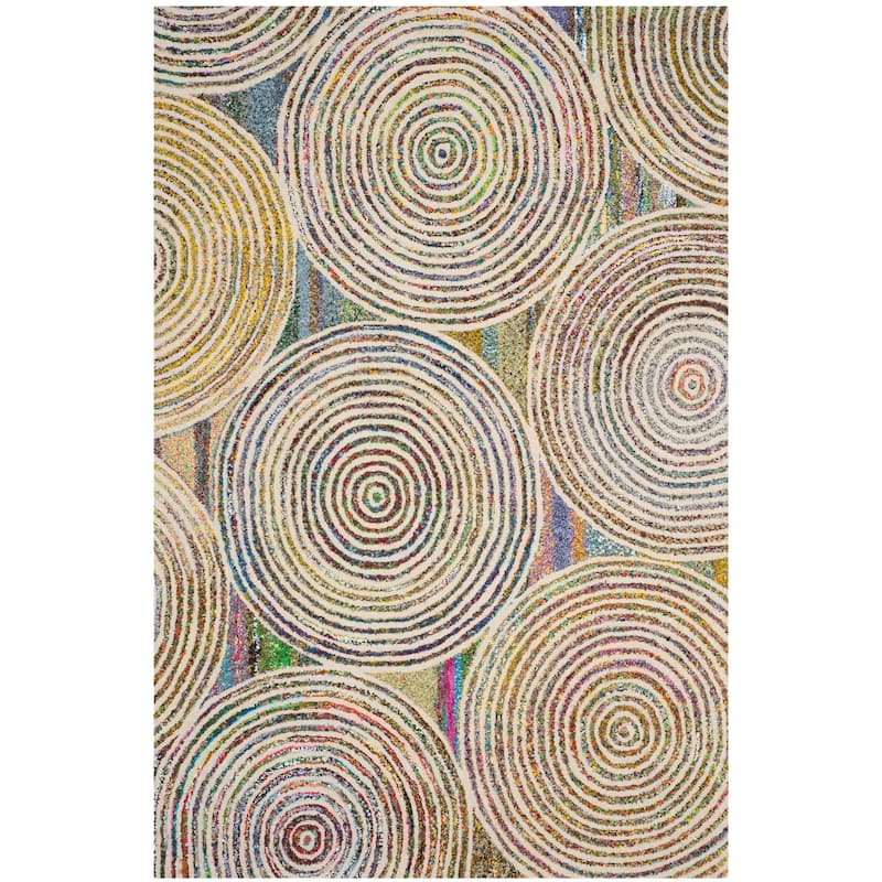 SAFAVIEH Handmade Nantucket Drahomira Contemporary Cotton Rug