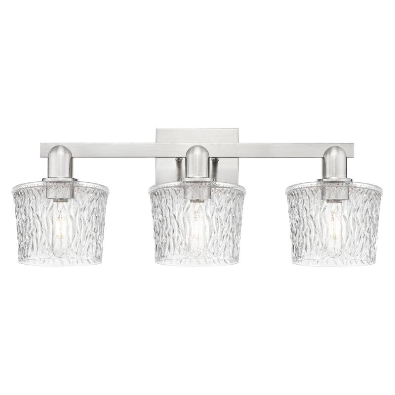 Innovations Lighting Endless Possibilities Arcadia - Niagara - 3 Light 26" Bath Vanity Light - Brushed Satin Nickel