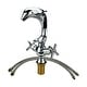 preview thumbnail 4 of 11, Chrome Bathroom Faucets 9.5 in. Dolphin Shaped Bathroom Sink Faucet with 2 Handles Renovators Supply