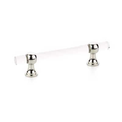 Schaub and Company Lumiere 4" Euro Modern Acrylic Bar Cabinet Handle
